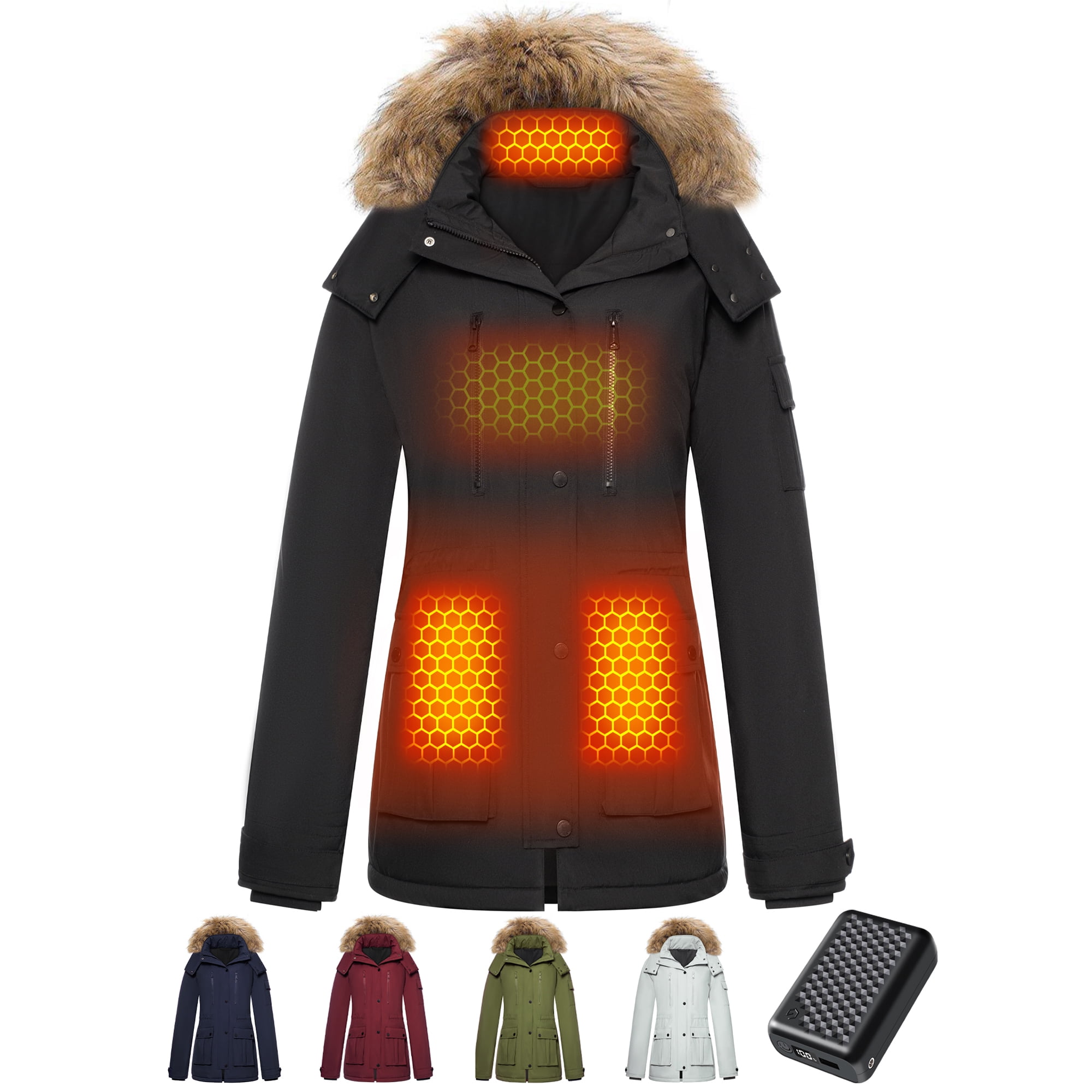Forievic Graphene Heated Jacket for Women